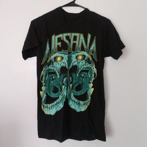 VTG Alesana Siamese Skulls Hardcore Band Size S